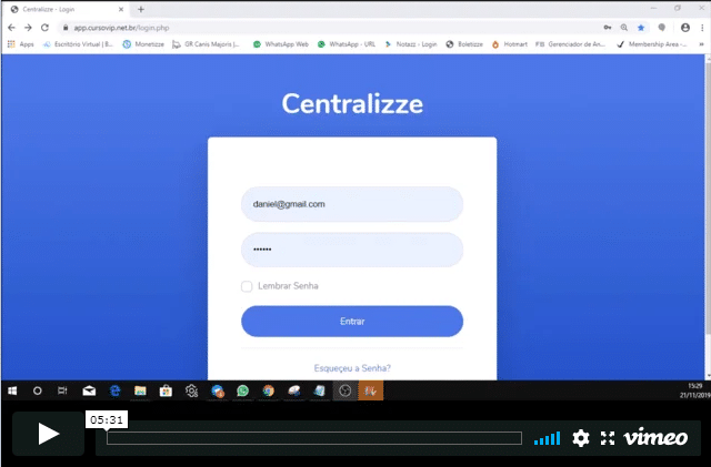 centralizze app